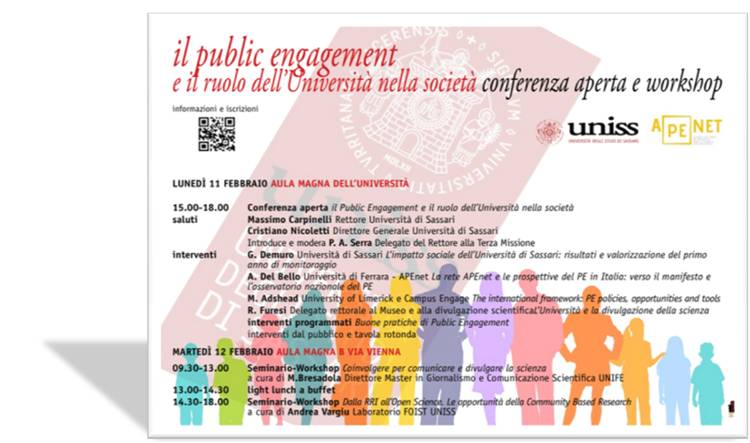 Fig.1: Programma Conferenza "Il Public Engagement e il ruolo dell'Università nella società"<br>